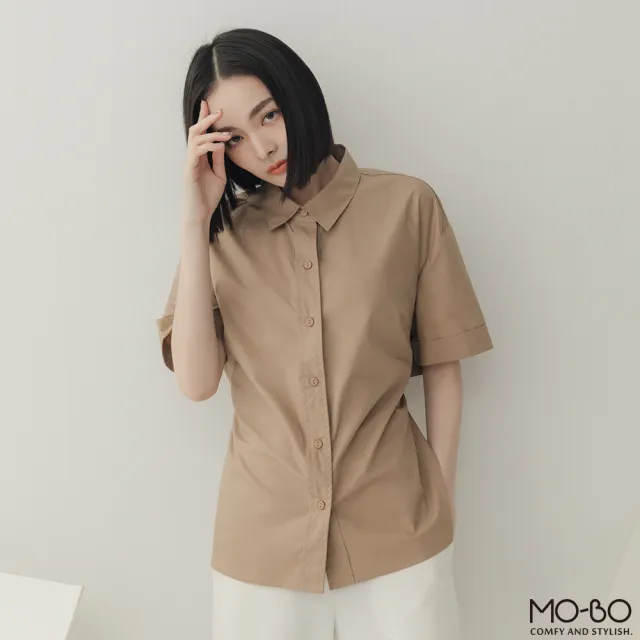 【【MO-BO】】完美靈魂後背小心機襯衫(上衣)