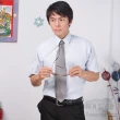【JIA HUEI】短袖男仕吸濕排汗襯衫 3158系列 藍色細條紋(台灣製造)