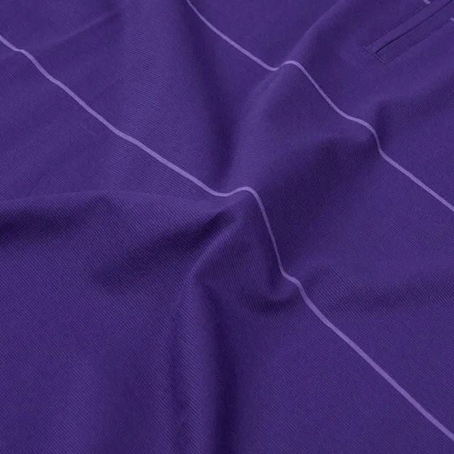 【ROBERTA 諾貝達】男裝 短袖POLO衫-深紫(台灣製 吸汗速乾)