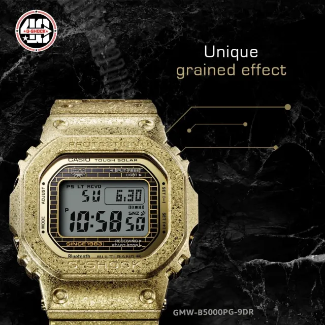 CASIO 卡西歐】40週年限定電波藍牙太陽能電力深層硬化經典系列(GMW