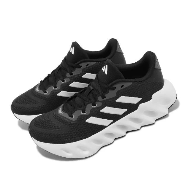 adidas 愛迪達 慢跑鞋 Switch Run W 女鞋 黑 白 微增高 緩衝 運動鞋 愛迪達(IF5733)