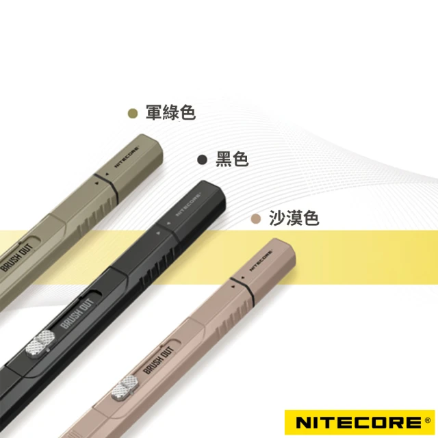 NITECORE 鏡頭清潔筆 拭鏡筆 含刷毛(公司貨)