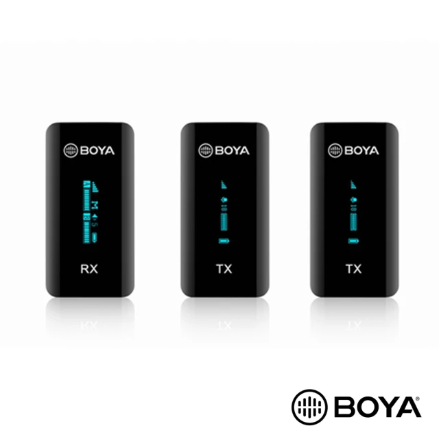 BOYA 博雅 BY-XM6-S2 一對二 無線麥克風組 2.4G(公司貨)