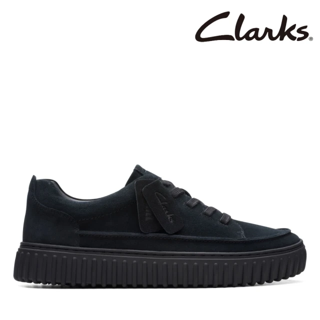 ClarksClarks 男鞋Torhill Tie後提帶設計潮流厚底餅乾鞋 厚底鞋(CLM73952C)