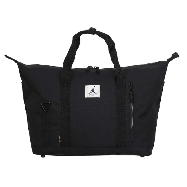 NIKE 耐吉 JORDAN 大型行李包-側背包 裝備袋 手提包 肩背包 黑白(JD2333004AD-001)