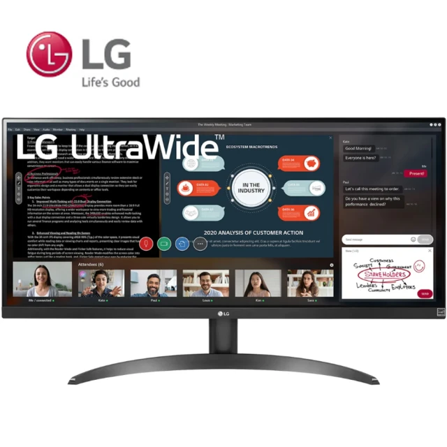 LG 樂金LG 樂金 29吋 29WP500-B UltraWide™ IPS 智慧多工螢幕