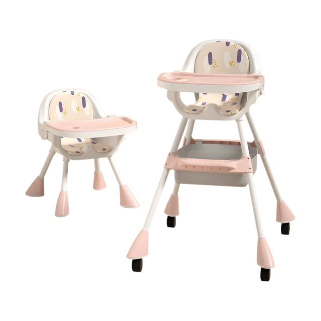 Unilove FeedMe攜帶式兒童餐椅/寶寶餐椅(珍奶色