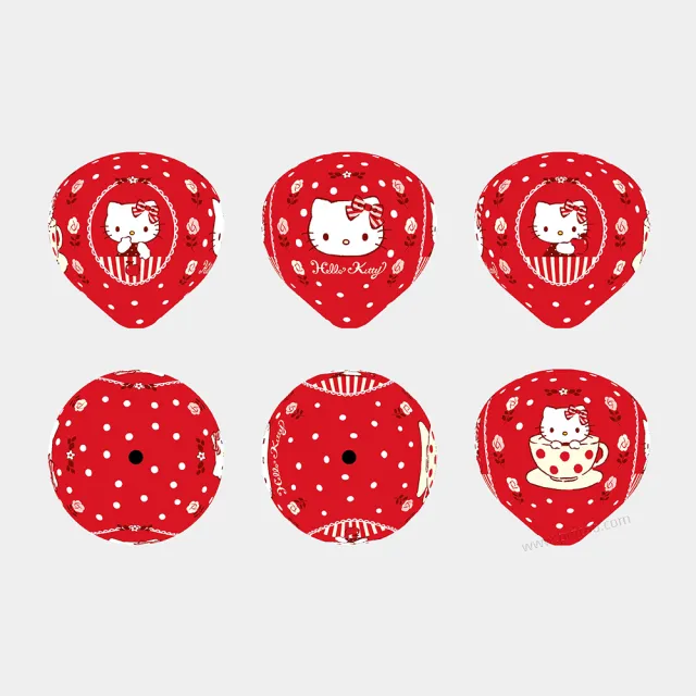 【Pintoo】28片立體造型鑰匙圈拼圖 - 熱氣球拼圖 - Hello Kitty - 甜心女孩
