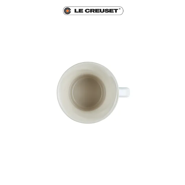 【Le Creuset】瓷器珠光薔薇英式午茶杯280ml(珠光白)