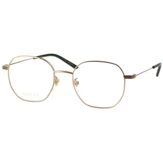 【GUCCI 古馳】光學眼鏡(金色)