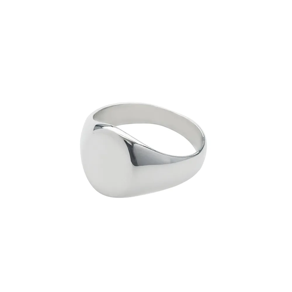 【CINCO】葡萄牙精品 Giovanna ring 925純銀 圓形素面戒指(925純銀)