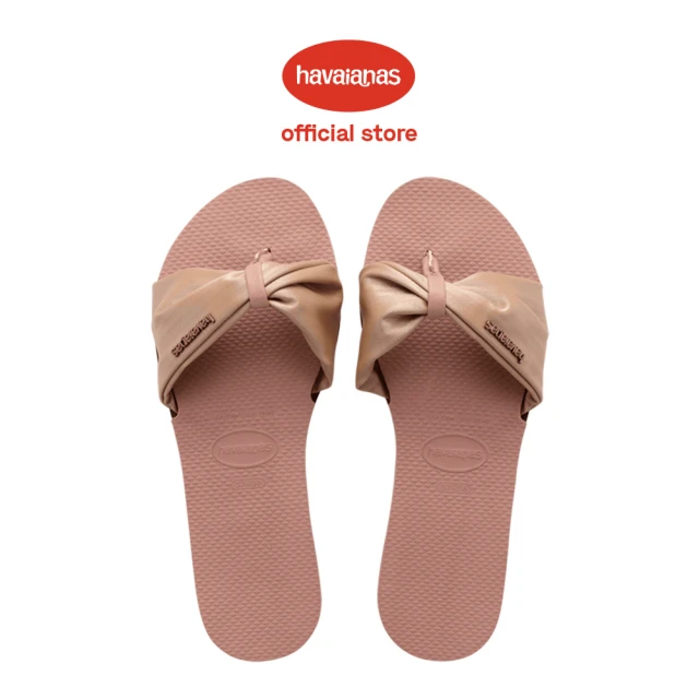 havaianas 哈瓦仕 平底涼鞋 女鞋 拖鞋 緞面 巴西 You St Tropez Lush 番紅花 4147010-3544W(哈瓦士)