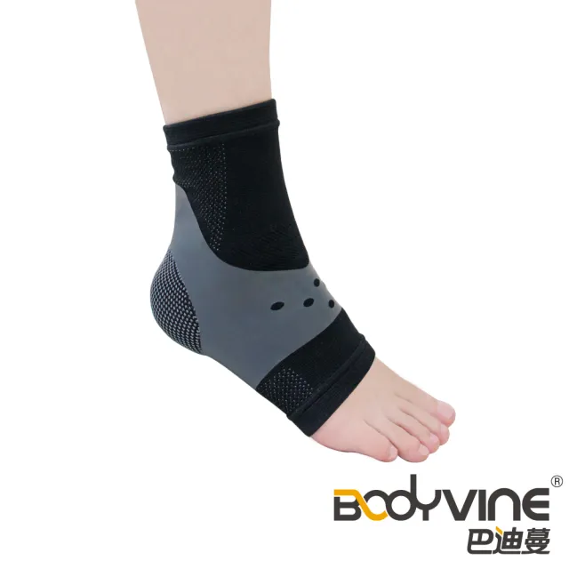 【BodyVine 巴迪蔓】針織貼紮護踝-1只(左右通用 CT-12501)