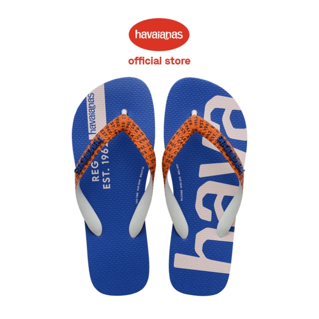 havaianas 哈瓦仕 拖鞋 男鞋 女鞋 夾腳拖 巴西 Top Logomania Mid Tech 藍白 4147063-5735U(哈瓦士)