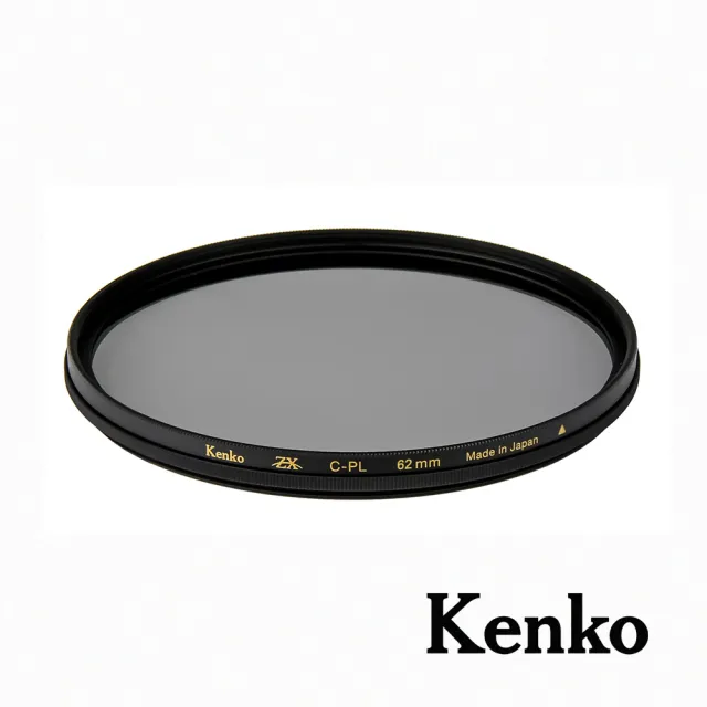 【Kenko】62mm ZX C-PL 抗汙防撥水鍍膜偏光鏡(公司貨)