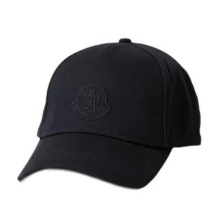 【MONCLER】新款 品牌 LOGO 棒球帽(黑色)