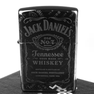 【Zippo】美系~Jack Daniels威士忌-4面連續雷射雕刻加工打火機
