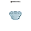 【Le Creuset】瓷器嬰兒小熊盤 2入(海岸藍)