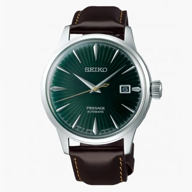 【SEIKO 精工】PRESAGE系列 調酒師 機械腕錶 錶 週年慶 雙11 (SRPD37J1/4R35-01T0M)