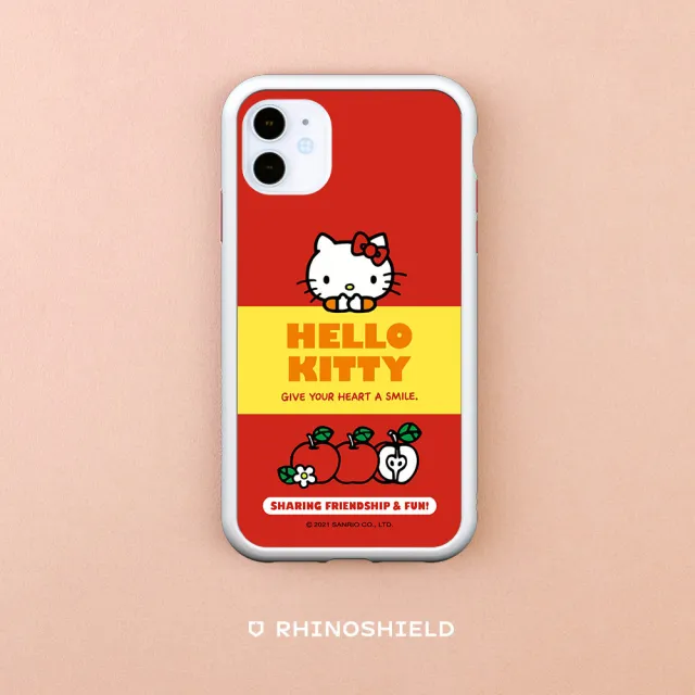 【RHINOSHIELD 犀牛盾】iPhone 12 mini/12 Pro/Max Mod NX手機殼/生鮮食品-蘋果(Hello Kitty)