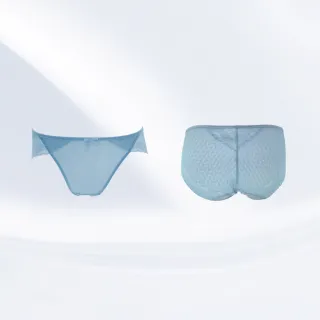 【Swear 思薇爾】Love myself系列M-XL低腰三角女內褲(漫天藍)