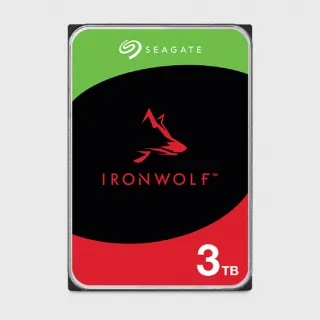 【SEAGATE 希捷】IronWolf 3TB 3.5吋 5400轉 256MB NAS內接硬碟(ST3000VN006)