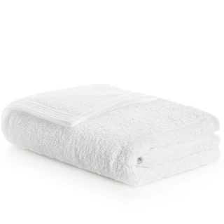 【Sorema 舒蕾馬】葡萄牙製原色精緻浴巾 70x140cm 南歐陽光明星品牌(★飯店白 White★)
