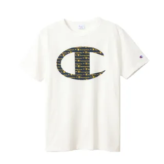 【Champion】官方直營-Campus C Logo短袖Tee-男(白色)