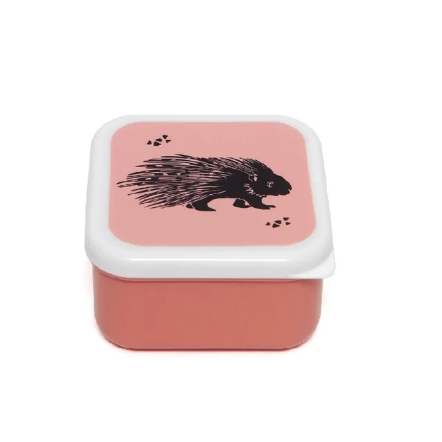 【Petit Monkey】零食盒3入組-玫瑰粉黑白動物(零食盒)