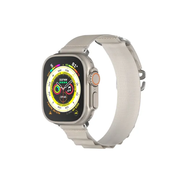 【MAGEASY】Apple Watch Ultra2/Ultra/9/8/7/6/5/4/3/SE ACTIVE 運動高山錶帶(最新S9/Ultra 2)