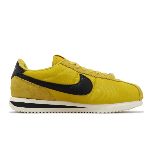 【NIKE 耐吉】休閒鞋 Cortez 女鞋 黃 黑 復古 阿甘鞋 經典 運動鞋(DZ2795-700)