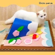 【POOZPET】寵物益智 遊戲紓壓 可拆式 寵物嗅聞玩具墊-旅行日記(PT097)