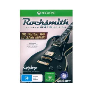 【Microsoft 微軟】XBOX ONE 搖滾史密斯 2014 重製版 附音源線 Rocksmith 2014 Remastered(英文歐版)