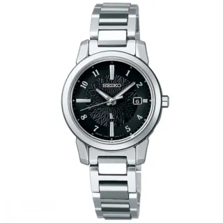 【SEIKO 精工】Lukia系列 萬年曆 鈦金屬 太陽能電波腕錶 畢業禮物 送禮 推薦(SSQV081J/1B35-0AN0D)