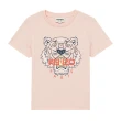【KENZO】童裝 虎面圖案 粉色短袖T恤(4A、6A、8A)