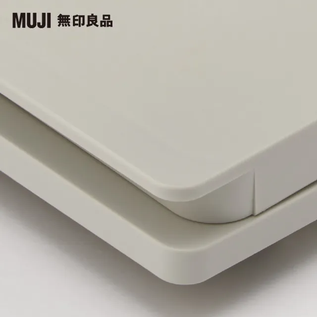 【MUJI 無印良品】PP上蓋可選式垃圾桶/大/30L袋用/縱開式