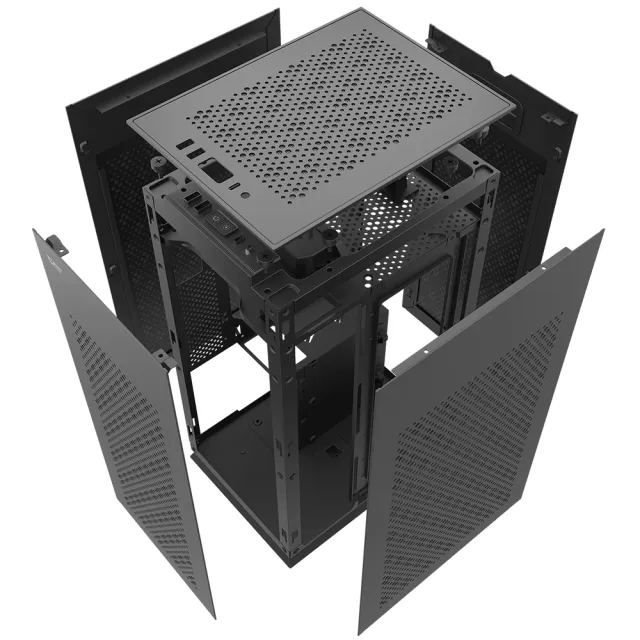 【darkFlash】DLH21 黑色 ITX電腦機殼(迷你小機殼)