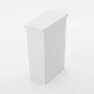 【MUJI 無印良品】PP上蓋可選式垃圾桶/大/30L袋用/附鎖扣