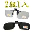 【Docomo】2組1入　頂級夾式偏光抗藍光+新型夾式偏光　抗UV400　頂級偏光太陽眼鏡