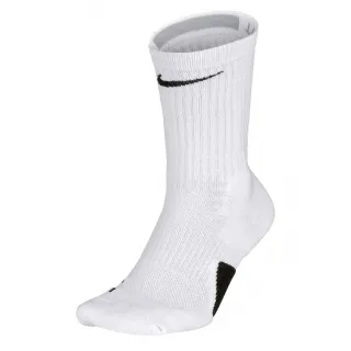 【NIKE 耐吉】襪子 Elite  白 中筒襪 長襪 菁英 單雙入 籃球襪(SX7622-100)