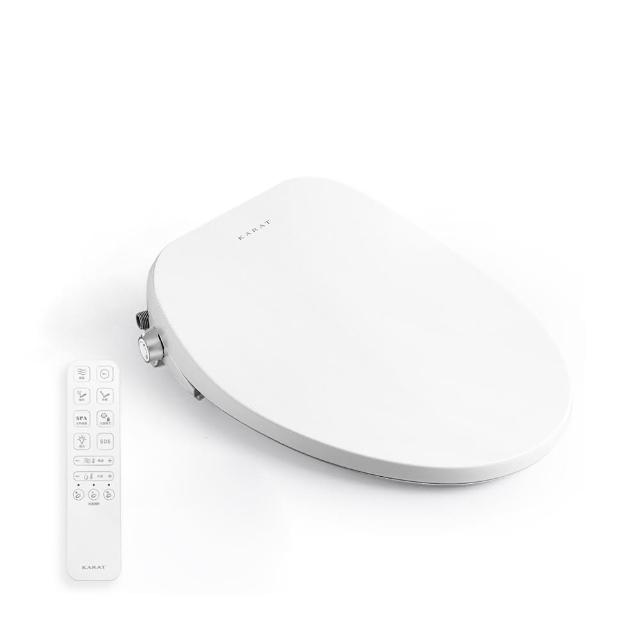 【KARAT 凱樂】瞬熱式超薄美蓋免治馬桶(Simple+KW-406標準型 -不含安裝)