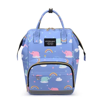 【Sp house】可愛卡通輕盈大容量手提保溫媽媽包後背包(9款)