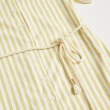 【OUWEY 歐薇】清新夏日條紋造型開叉綁帶洋裝3222397415(淺黃)