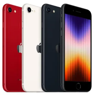 【Apple】S級福利品 iPhone SE 3 256G 4.7吋(電池85% 外觀近全新 非原廠外盒)