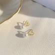 【MISS KOREA】韓國設計S925銀針可愛小熊珍珠甜美氣質耳環(S925銀針耳環 珍珠耳環 小熊耳環)