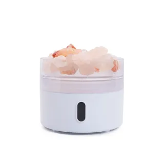 【BESTHOT】水晶鹽石夜燈精油香薰機 鹽燈霧化水氧機(擴香儀 夜燈擴香機 空氣淨化噴霧)