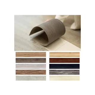 【Jo Go Wu】SGS合格認證木紋地貼10片組(木紋地磚 木紋地板 自黏 PVC塑膠地磚)