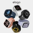 【Elago】Apple Watch S9/8/7/6/5/4/SE 44/45mm Duo玩色TPU保護框 贈透明內框x1(防撞殼/蘋果錶殼)