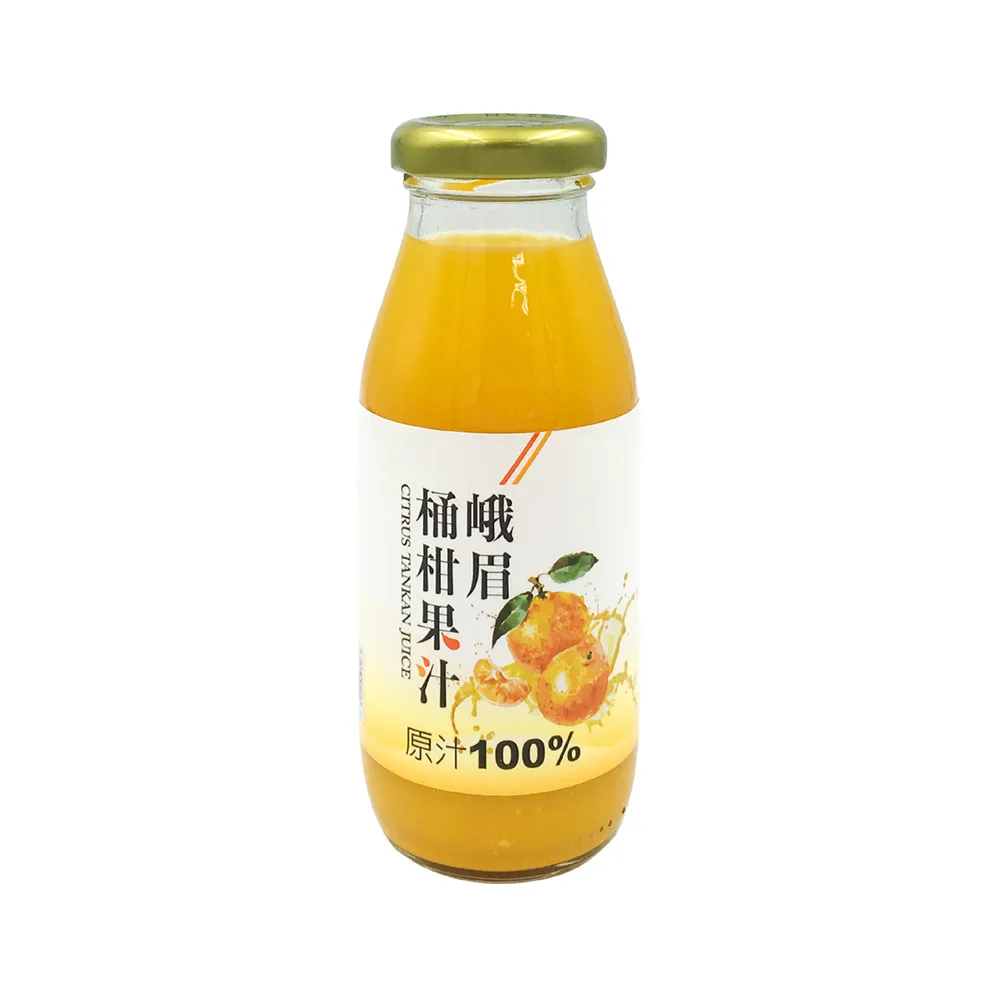 【峨眉鄉農會】峨眉桶柑果汁195ml x6瓶(禮盒)