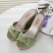 【Taroko】羅馬假期絨面坡跟厚底涼鞋(3色可選)
